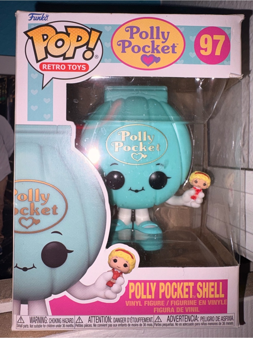 Funko Pop! Retro Polly Pocket Teal and Gold Vinyl Figure